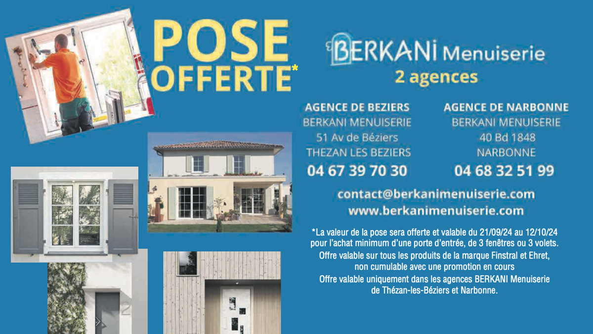 Promotion Berkani Menuiserie